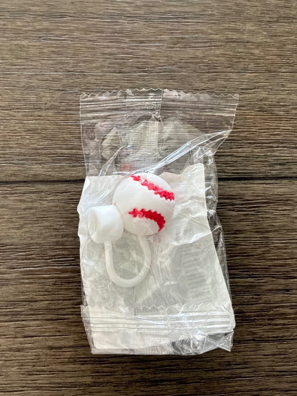 Baseball Straw Cover